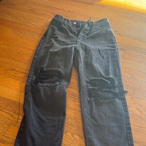 SHEIN Charcoal Denim Pants